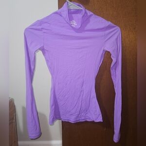 SKIMS Lavender Purple Sheer Modal Long Sleeve Top Size XXS
